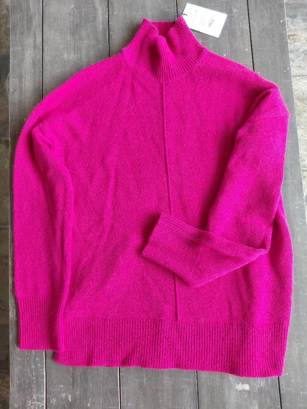 Theory red cashmere turtleneck s nwt